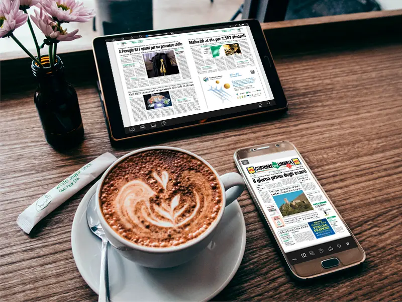 Corriere dell'Umbria disponibile in versione digitale