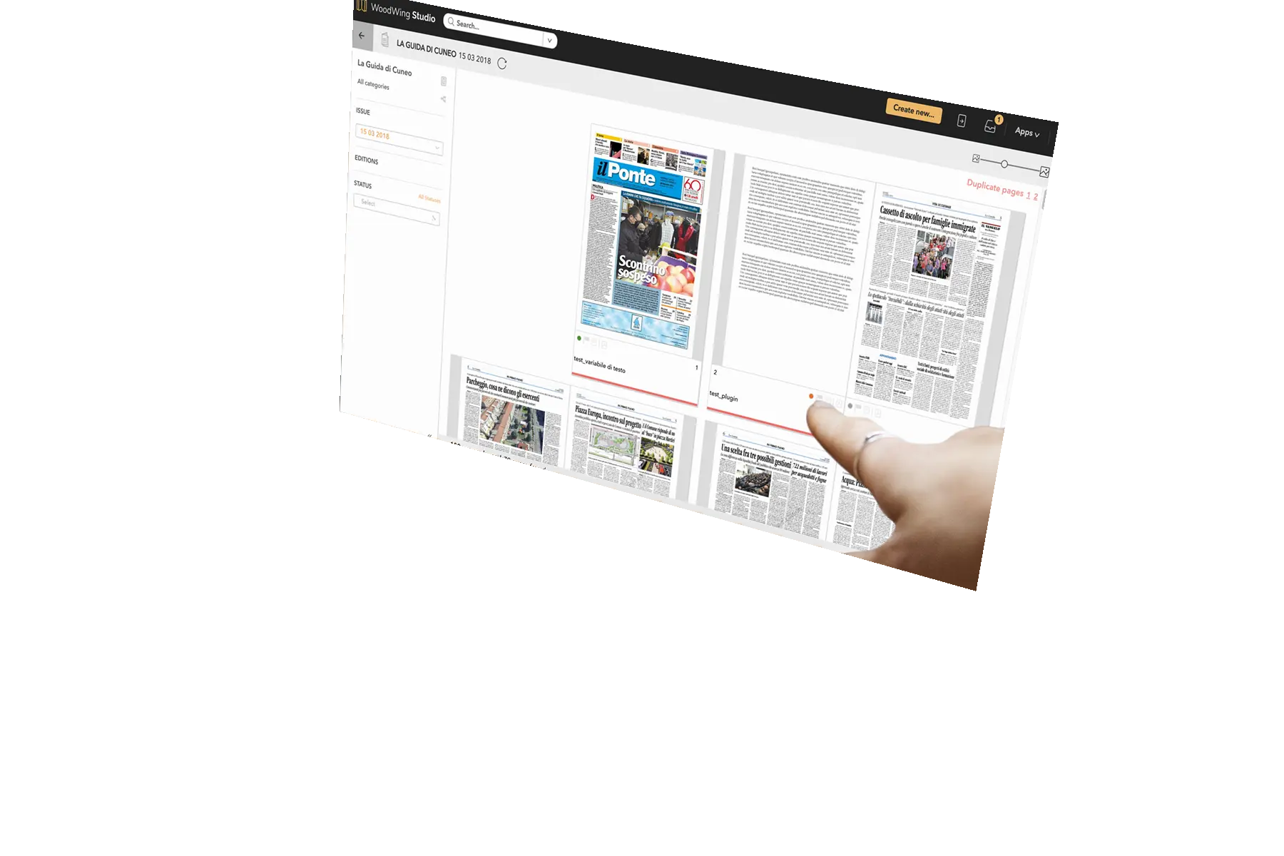 Il Ponte di Rimini implementa il sistema editoriale Studio di WoodWing