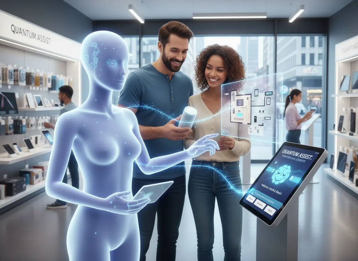 Un assistente virtuale in negozio