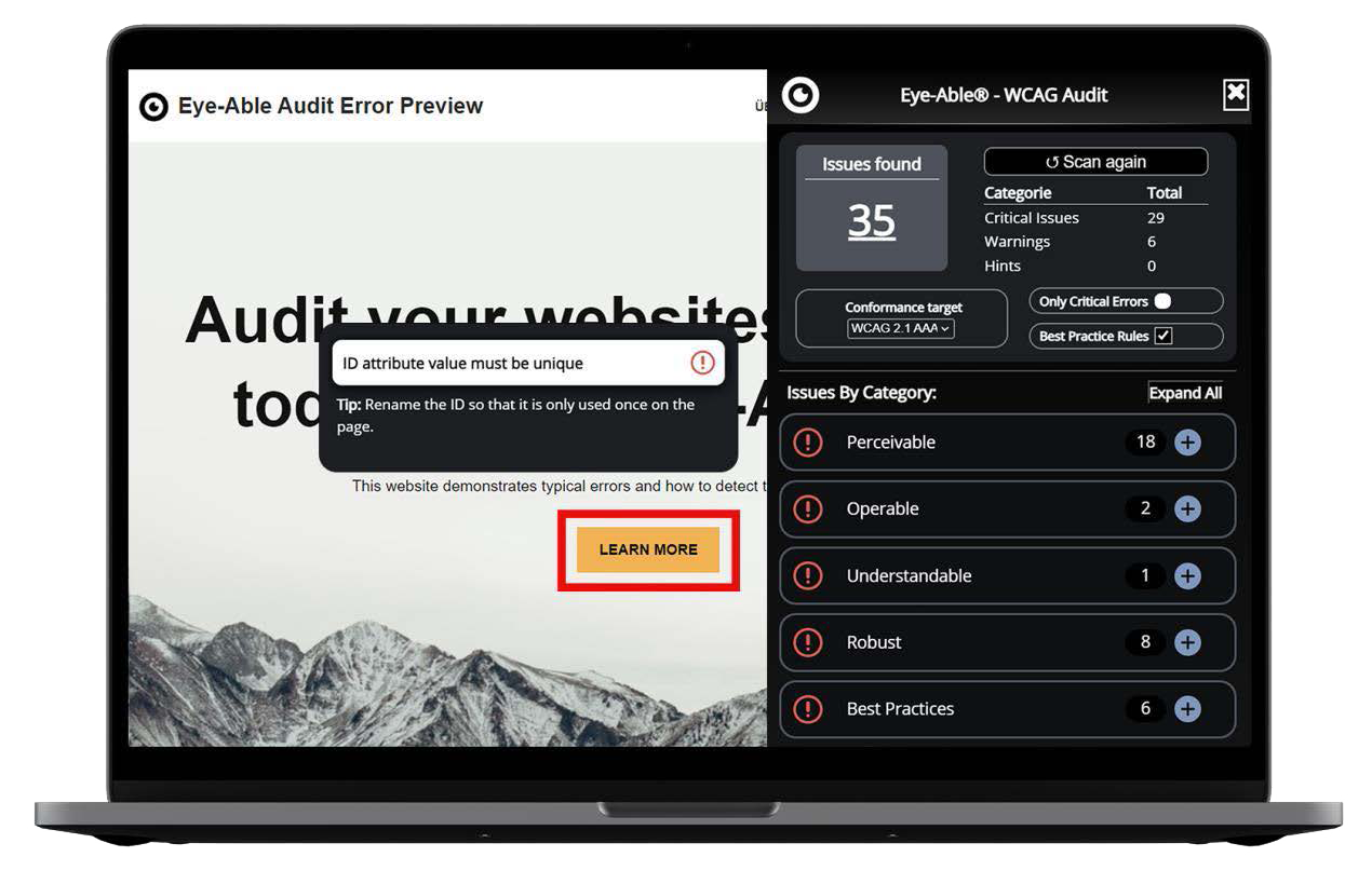 Eye-Able Audit